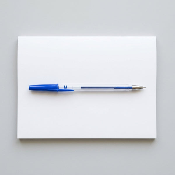 0.1 Semi-Gel Pen with Narrow Cap Blue - 12 pcs