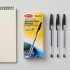 12 pcs 0.1 Semi-Gel Pen with Wide Cap