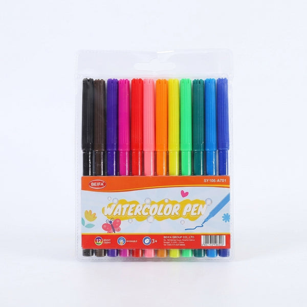Watercolour Marker Set – 12 Vibrant Colours
