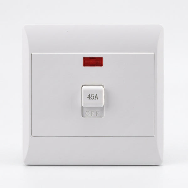 PVC Stove Isolator Switch with Pilot Light 4x4 45A