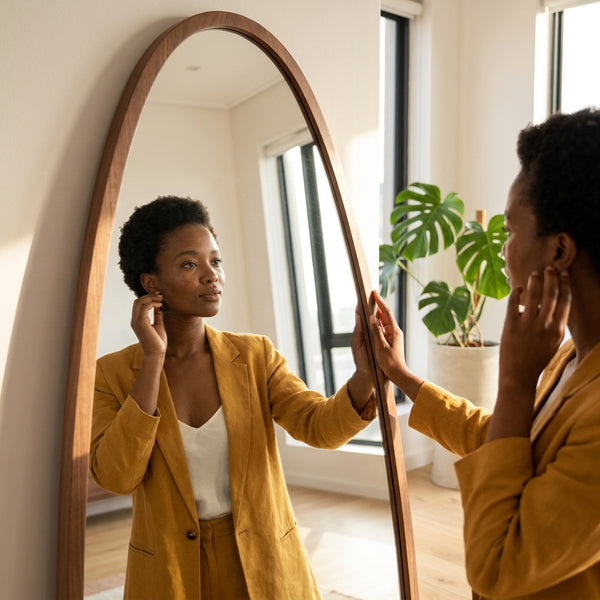 Drop Shaped Full Length Mirror