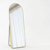 Aluminum Alloy Full Length Arch Floor Mirror
