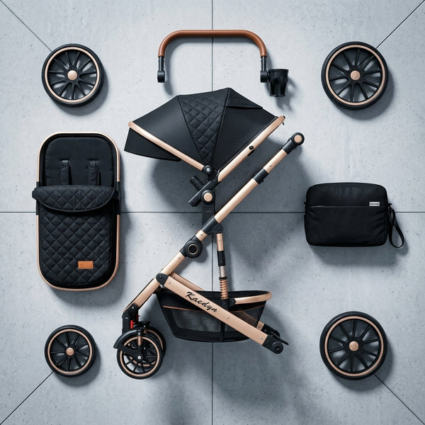 Foldable Baby Stroller Lightweight Compact Travel Pram