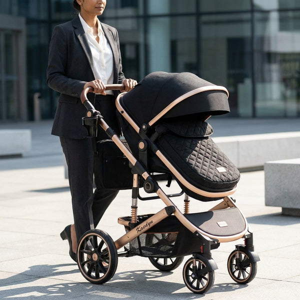 Foldable Baby Stroller Lightweight Compact Travel Pram