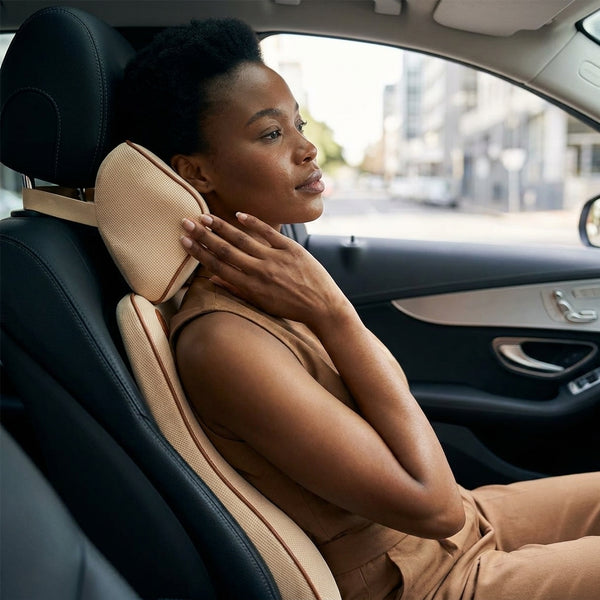 Polyester Car Cushion and Massage Lumbar Support