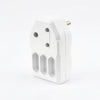 4 Way Adaptor with 3 x 2 Pin Sockets