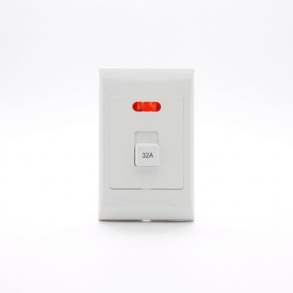 Two Pole Isolator Switch with Pilot Light 4x2 32A