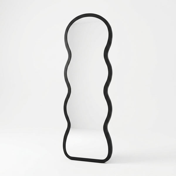 Full Length Mango Shape Wooden Dressing Mirror