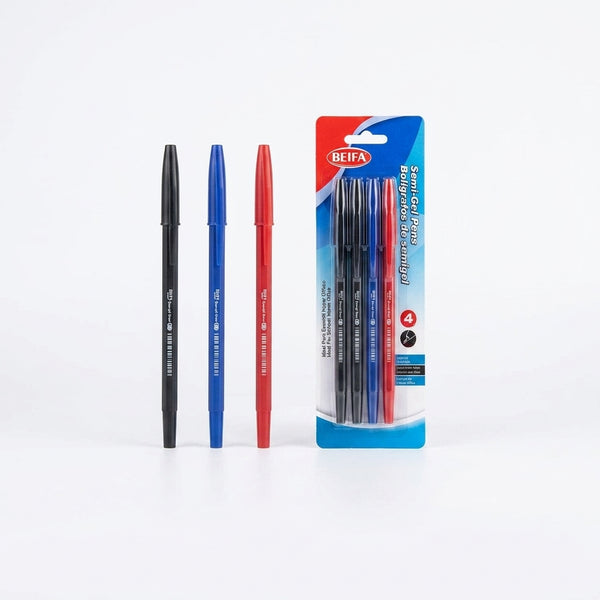 Pack of 4 Semi Gel Pen
