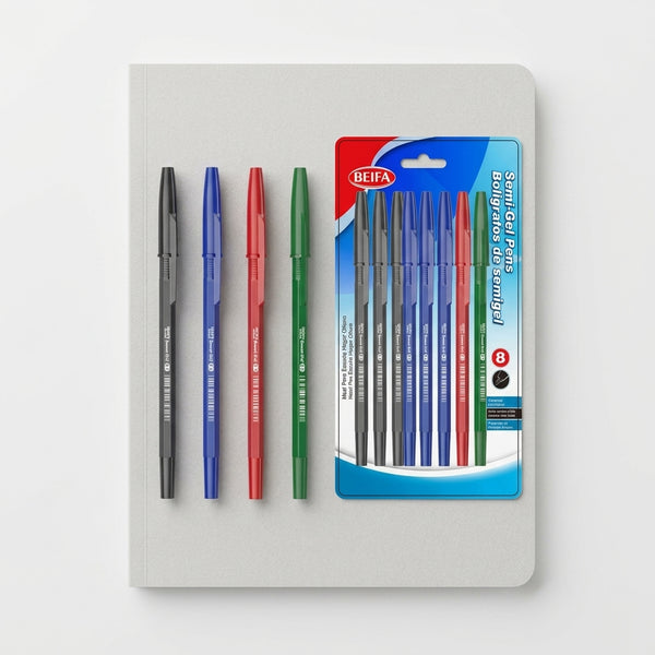 10 in 1 Semi Gel Pen Pack