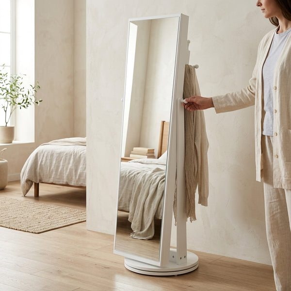 Multifunctional Rotatable Full-Length Mirror