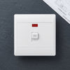 PVC Stove Isolator Switch with Pilot Light 4x4 45A