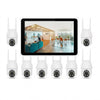 8 Channel Wireless Security Camera System with 10in LCD Screen