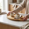 Eco Friendly Irregular Bamboo Serving Tray