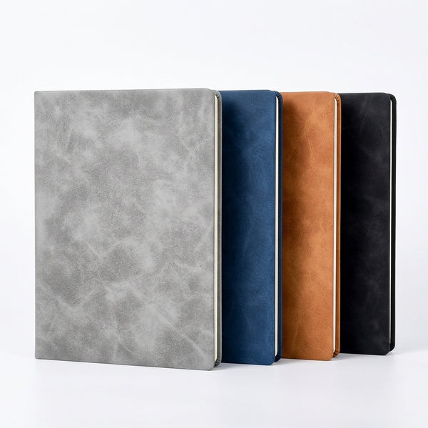 Compact PU Leather Notebook – A6 Size, 80 Lined Pages