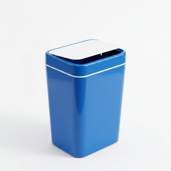 8L Slim Trash Can with Lid Compact Waste Bin