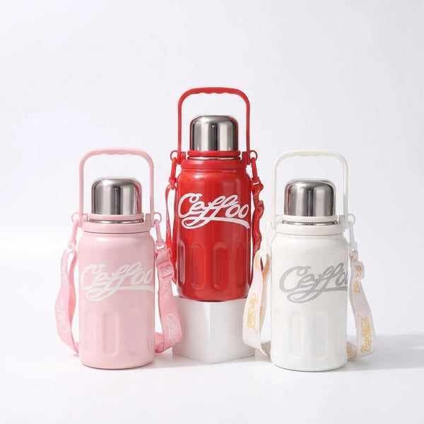 Stainless Steel Vacuum Water Bottle with Handle