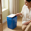 8L Slim Trash Can with Lid Compact Waste Bin