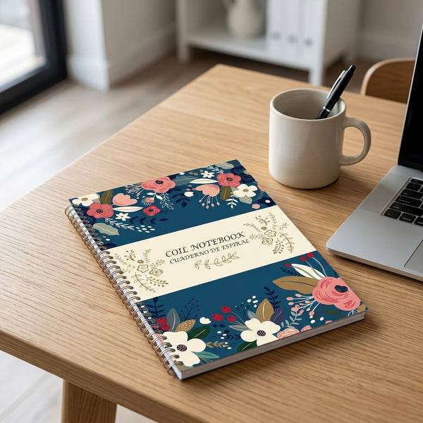 Compact Spiral Notebook – 14.5 x 21cm, 80 Sheets