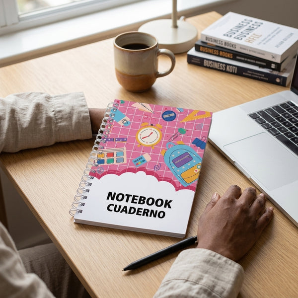 Durable Double-Coil Notebook – B5 Size with Protective Cover