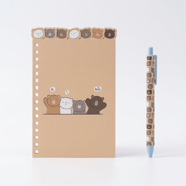 A5-Size Double-Coil Notebook and Pen Set – Everyday Writing Companion