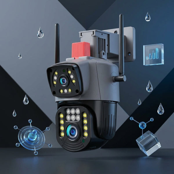 4MP Dual-Lens PTZ Outdoor IP Camera