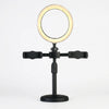 6 Inch LED Selfie Ring Light with Dual Phone Stand