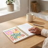 Floral-Themed Spiral Notebook
