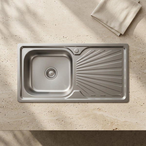 30-Inch Single Bowl Stainless Steel Kitchen Sink