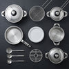21 Piece High Quality Stainless Steel Cookware Set