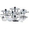 21 Piece High Quality Stainless Steel Cookware Set