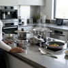 21 Piece High Quality Stainless Steel Cookware Set