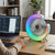 3 Speed Fan Night Light USB Charging Mini Fan