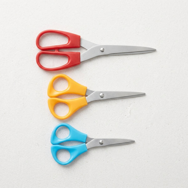 3 Piece Stainless Steel Stationery Scissor Set
