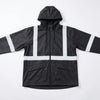 Reflective PU High Visibility Waterproof Raincoat