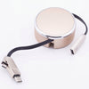 Retractable 2 In 1 Cable (Dual Connector)