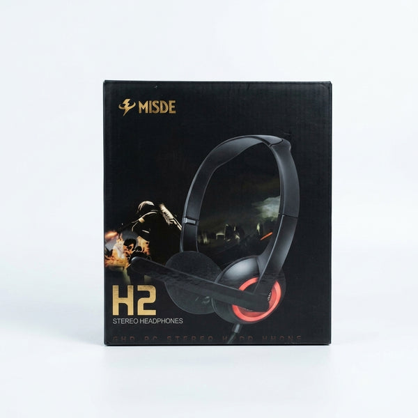 H2 Stereo Over-Ear Headset - Crystal Clear Sound & Comfort
