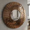 Round Decorative Sunburst Wall Mirror