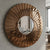 Round Decorative Sunburst Wall Mirror