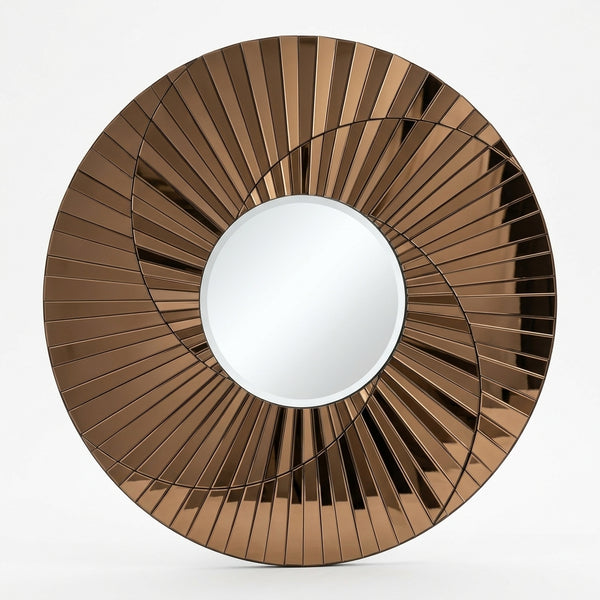 Round Decorative Sunburst Wall Mirror