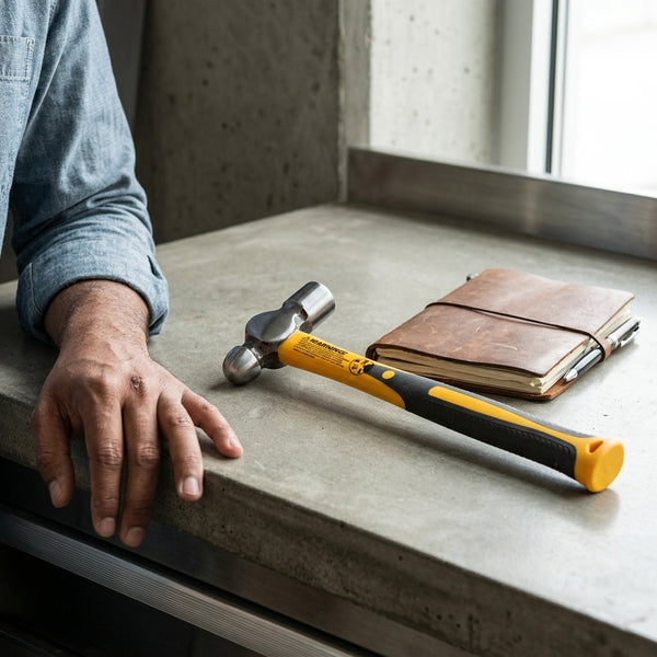 Ball Peen Hammer with Fiberglass Handle