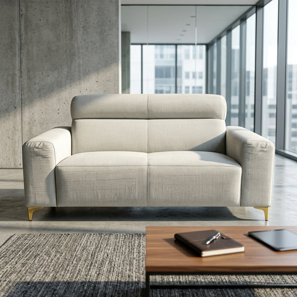 Modern 2-Seater Upholstered Sofa