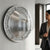 Round Crushed Crystal Wall Mirror