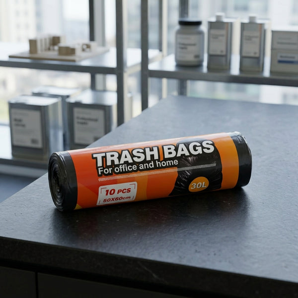 Roll of 10 30L Heavy Duty Trash Bags