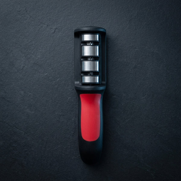 Skillful Cooking Manual Knife Sharpener - Red & Black