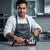 Skillful Cooking Manual Knife Sharpener - Red & Black