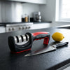 Skillful Cooking Manual Knife Sharpener - Red & Black