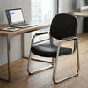 Black Quilted Visitor Office Chair