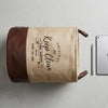 Cylindrical Laundry Basket Storage Bin