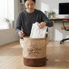 Cylindrical Laundry Basket Storage Bin